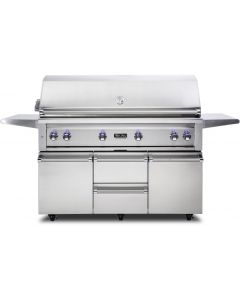 54" VIKING Pro Outdoor Grill : Freestanding Grill With Prosear Burner and Rotisserie : VQGFS5541LSS