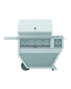 36" HESTAN Grill,(3)Sear, Rotisserie, Deluxe Cart with Double Side Burner